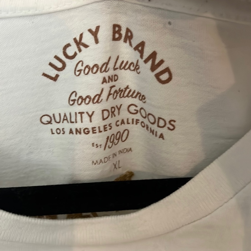 Lucky Brand Good Mood Dude T-Shirt! Sewn In Image View 4